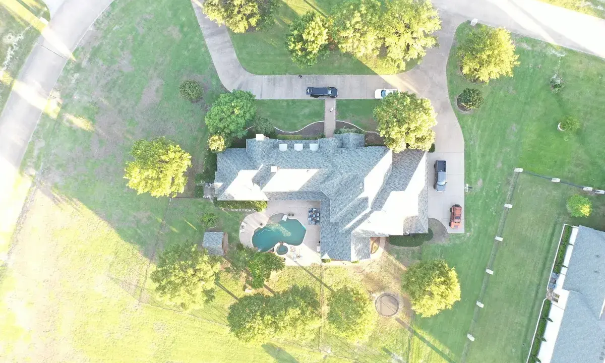 New shingle roof installation on a home in Callaway